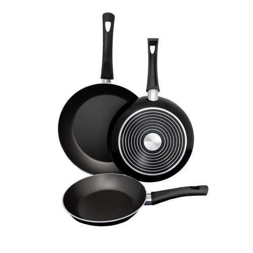 Juego de Sartenes Tramontina 80112050 Lazio 3 Piezas Negro END2*