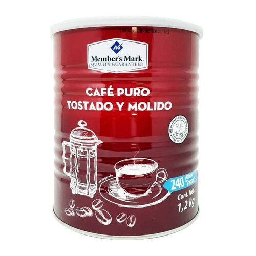 Café Tostado y Molido Member's Mark 1.2 kg