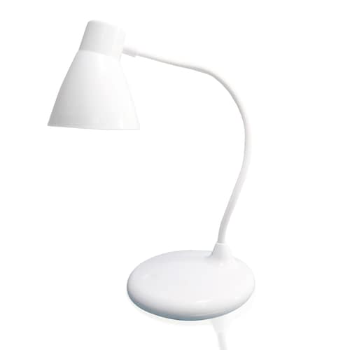Lámpara De Escritorio Led Ajustable Cuello Flexible 360