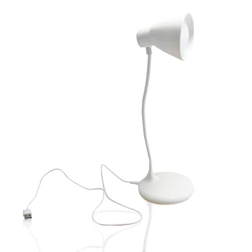 Lámpara De Escritorio Led Ajustable Cuello Flexible 360