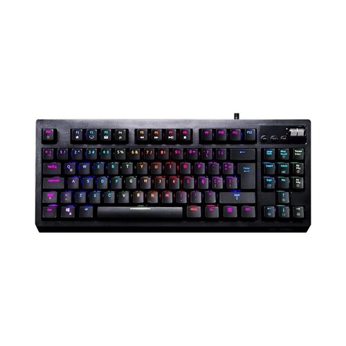 Teclado Vsg Mecanico Rgb Quasar Black Switch Café 