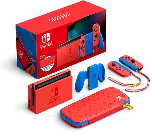 Nintendo Switch 32gb Mario Red & Blue Edition Con Estuche