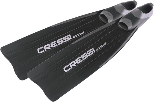Aleta CRESSI Gara 2000 HF para Pesca Submarina y Apnea Aleta Larga con Pala Intercambiable.