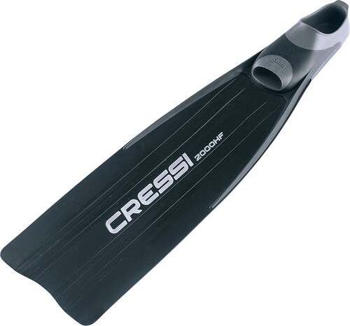 Aleta CRESSI Gara 2000 HF para Pesca Submarina y Apnea Aleta Larga con Pala Intercambiable.