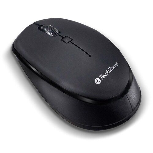 MOUSE OPTICO INALAMBRICO AMBIDIESTRO 1600 DPI NEGRO PC LAP WINDOWS MAC PORTATIL VIAJE TZ19MOU01-INA