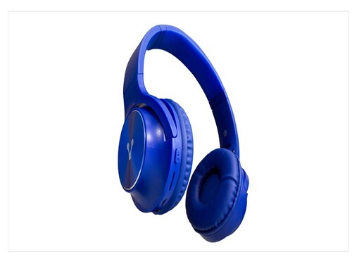 Diadema Vorago HPB-200 Bluetooth FM/MSD Plegable Azul