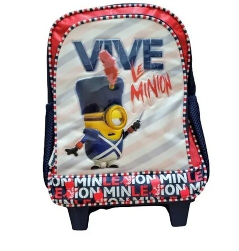 Minions Mochila Preescolar Ruedas Ruz