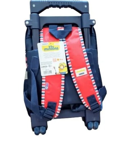 Minions Mochila Preescolar Ruedas Ruz