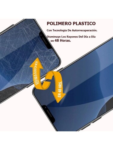 Jeco 99F Kit de Mica Hidrogel AZUL Frontal+Trasera Huawei P7