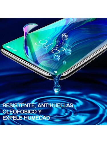 Jeco 99F Kit de Mica Hidrogel AZUL Frontal+Trasera Huawei P7