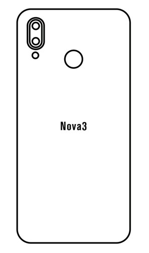 Jeco 99F Kit de Mica Hidrogel AZUL Frontal+Trasera Huawei Nova 3