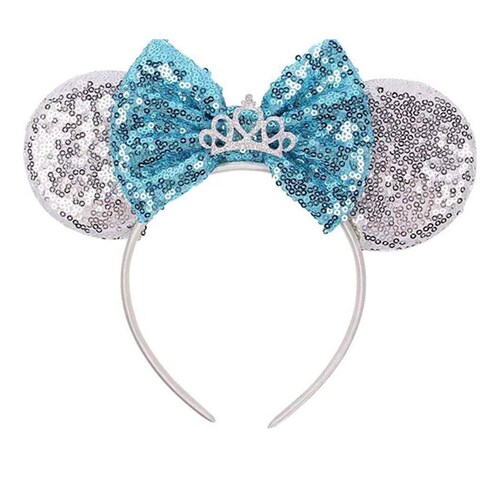 Orejas Corona Princesa Minnie Mouse Mickey Diadema 
