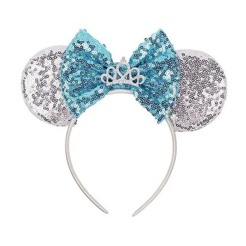 Orejas Corona Princesa Minnie Mouse Mickey Diadema 