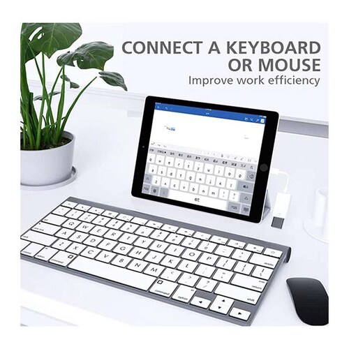 ADAPTADOR COMPATIBLE CON IPHONE/IPAD LIGHTNING A USB