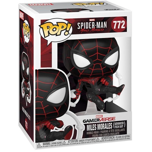Funko Pop Miles Morales Advanced Tech Suit Gamerverse Marvel Spiderman