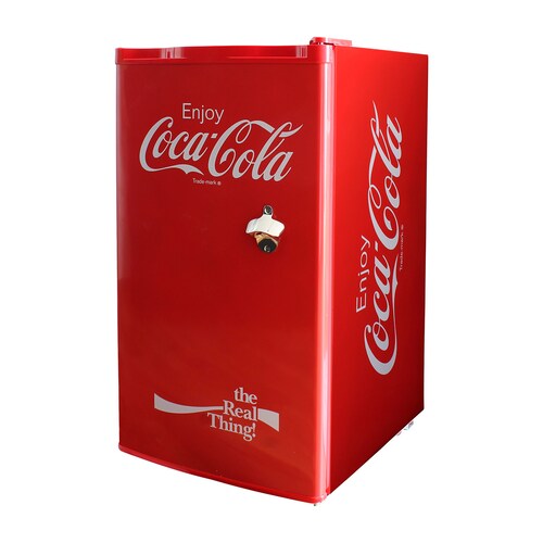 Frigobar Refrigerador Coca Cola Dace 3.2 Pies Cúbicos Con Congelador .