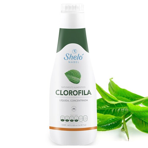 CLOROFILA LÍQUIDA CONCENTRADA EQUILIBRIO CORPORAL Y EXTRA HIDRATACIÓN SHELÓ