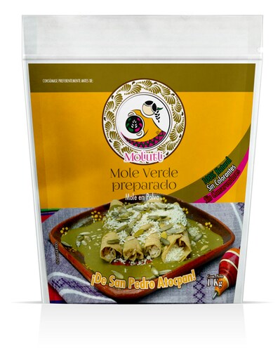 Mole En Polvo Verde Preparado 1 Kg.