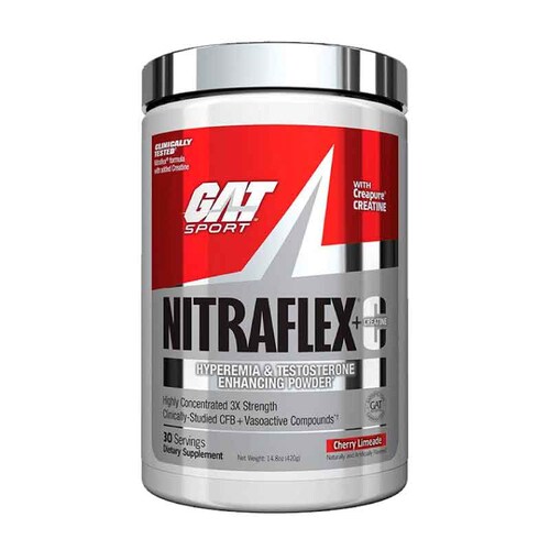GAT Sport Nitraflex + C creatine 30 Serv. 420G. con Creatina