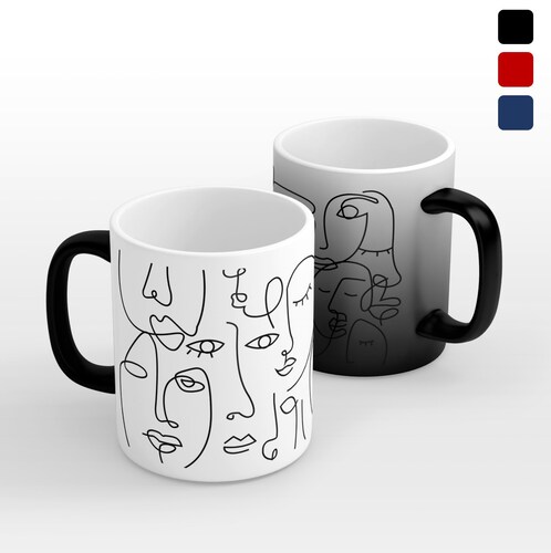 TAZA PERSONALIZADA CARAS MODELO MÁGICA