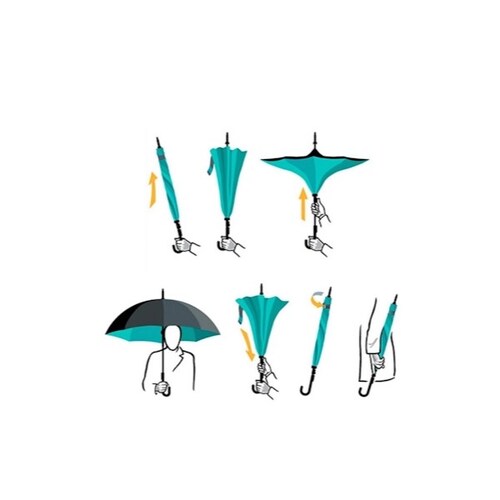 Sobrilla/ Paraguas invertido diseño innovador varios colores