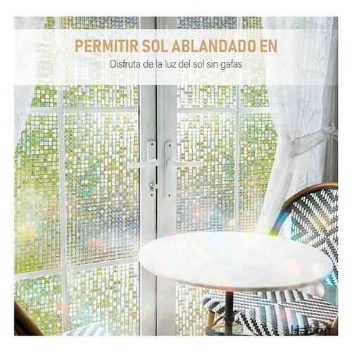 Film Privacidad De Vidrio Vinilo Decorativos Cocina Mosaico