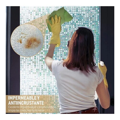 Film Privacidad De Vidrio Vinilo Decorativos Cocina Mosaico