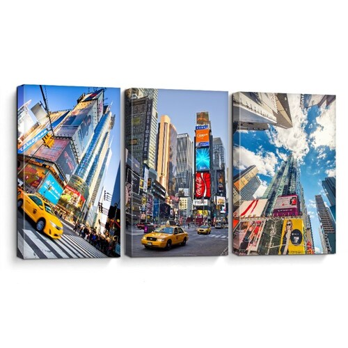 Cuadros Decorativos Broadway MobileCity Set 3 piezas 40 x 60