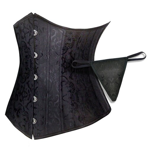 Zen Zen Faja Corset Victoriano 26 Varillas De Acero Modeladora Sexy
