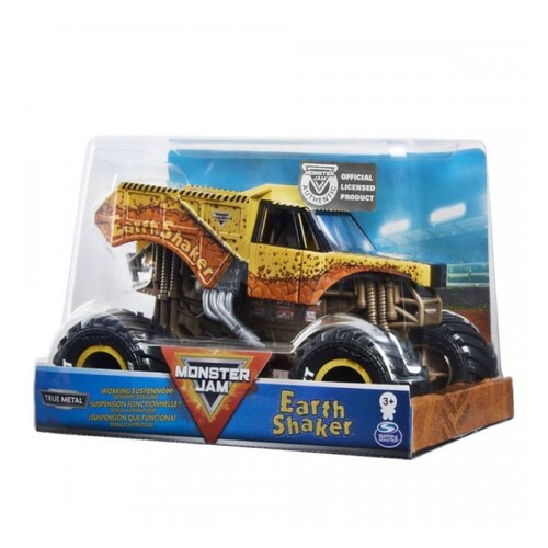 Earth Shaker Monster Jam Spin Master Vehiculo con suspension real