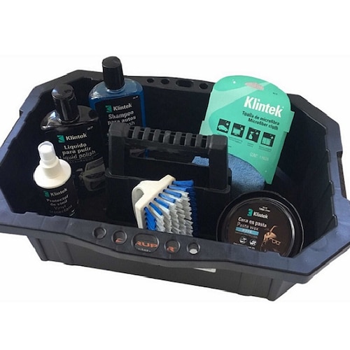 KIT CUIDADO LIMPIEZA DE AUTO CARRO  incluye 7 productos SHAMPOO-CEPILLO-CERA-PARA PULIR -VINIL 