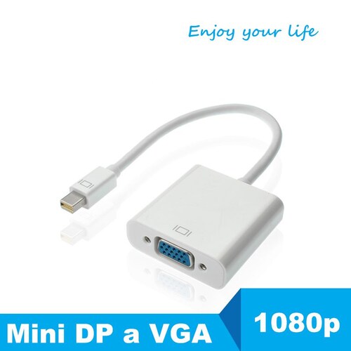 ADAPTADOR CONVERTIDOR DE MINI DISPLAY PORT (THUNDERBOLT) A VGA