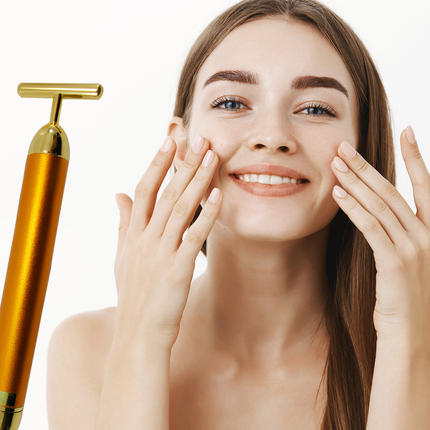 Masajeador Facial El ctrico Antiarrugas Rejuvenecedor 24k