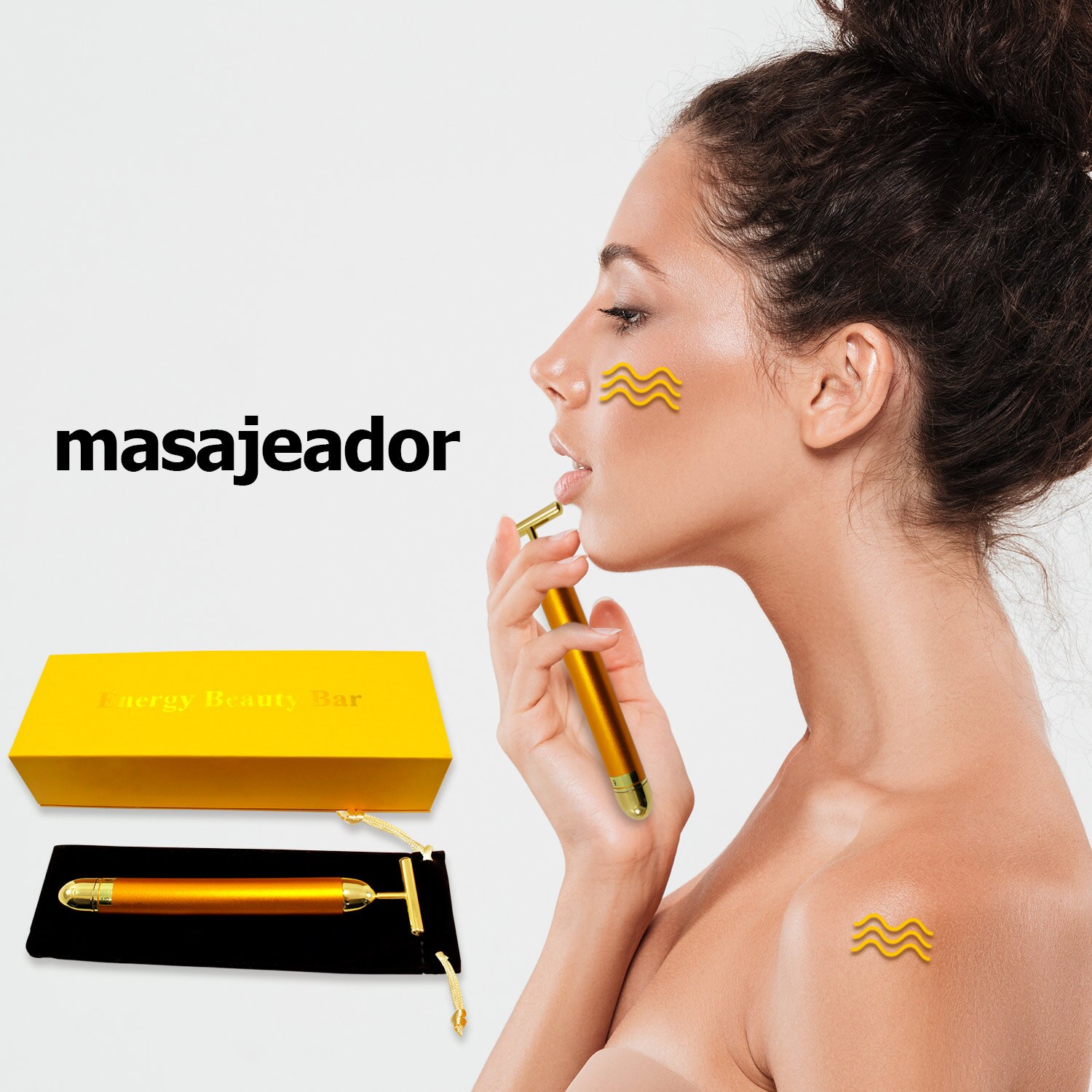 Masajeador facial electrico 24k clearance