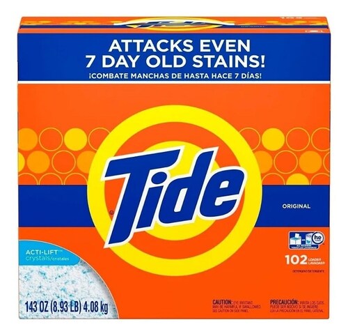 Tide Detergente En Polvo Aroma Original 4.08 Kg Oferta  Acti-Lift.