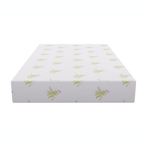 Colchon Matrimonial Aloe Gel Memory Foam Con Gel En Caja Bio Mattress