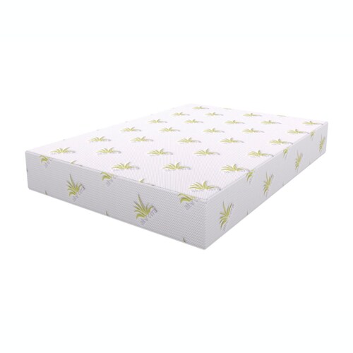 Colchon Matrimonial Aloe Gel Memory Foam Con Gel En Caja Bio Mattress