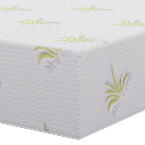 Colchon Matrimonial Aloe Gel Memory Foam Con Gel En Caja Bio Mattress