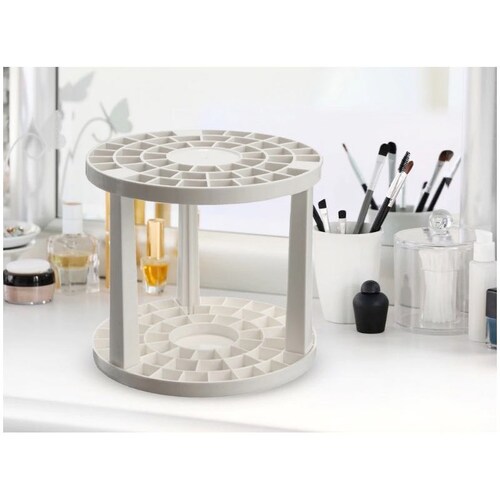 Organizador Base Porta Brochas De Maquillaje Plástico.
