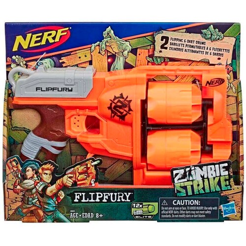 Lanzador Nerf Zombie Strike Flipfury
