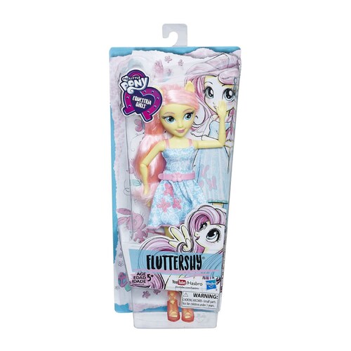 Muñeca Hasbro My Little Pony Equestria Girls Fluttershy 11 Pulgs.