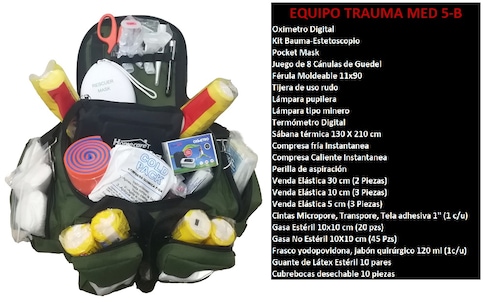 Botiquín Trauma Med 5-b Equipado