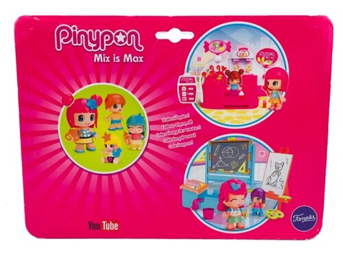 Pinypon Mix Is Max 4 figuras y accesorios Famosa