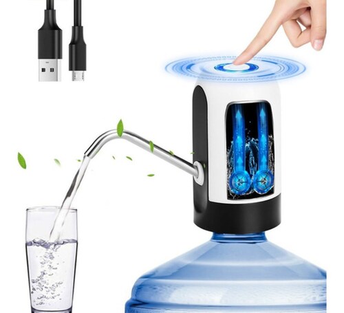 Dispensador de Agua Automático Eléctrico Recargable USB para el Hogar y Oficina