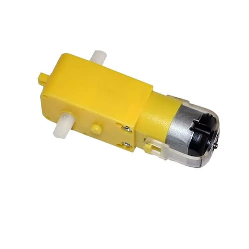 Motorreductor Amarillo 48:1 con llanta 