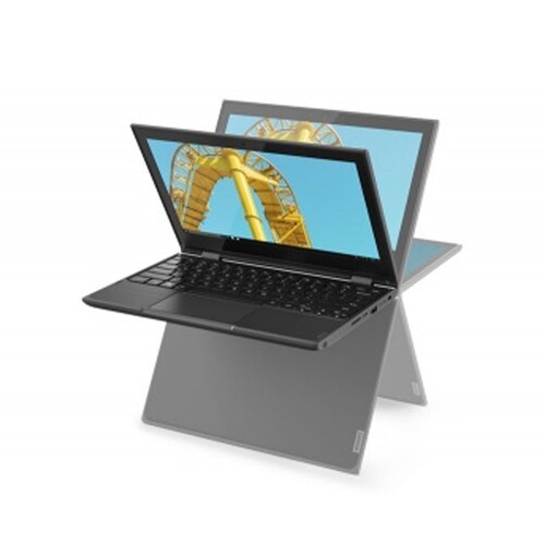Portatil laptop lenovo 11.6" pantalla Touch, 4gb ram, 64gb, camara web 720p, windows 10 pro