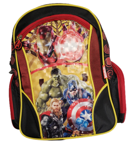 Marvel Avengers mochila Escolar chica backpack niño roja