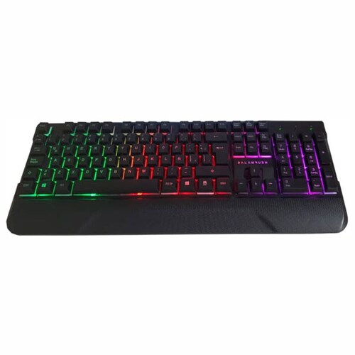 Kit Teclado Y Mouse Gamer Alambrico 7 Luces  Led Diferentes