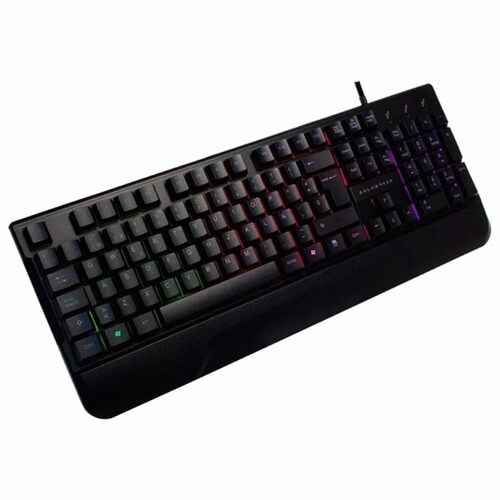 Kit Teclado Y Mouse Gamer Alambrico 7 Luces  Led Diferentes