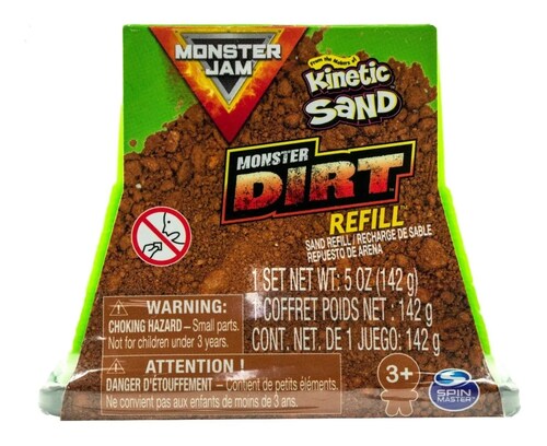 Monster Jam Caja De Arena Kinetic Sand 12 Pz Spin Master